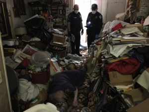 What do you do when you find a dead body in a hoarder house in Fort Worth, Texas? 
